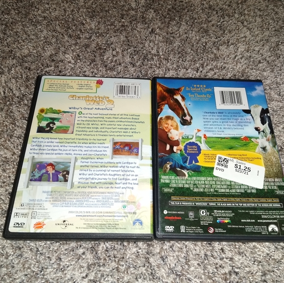 Charlotte's Web DVD Set - Picture 2 of 3